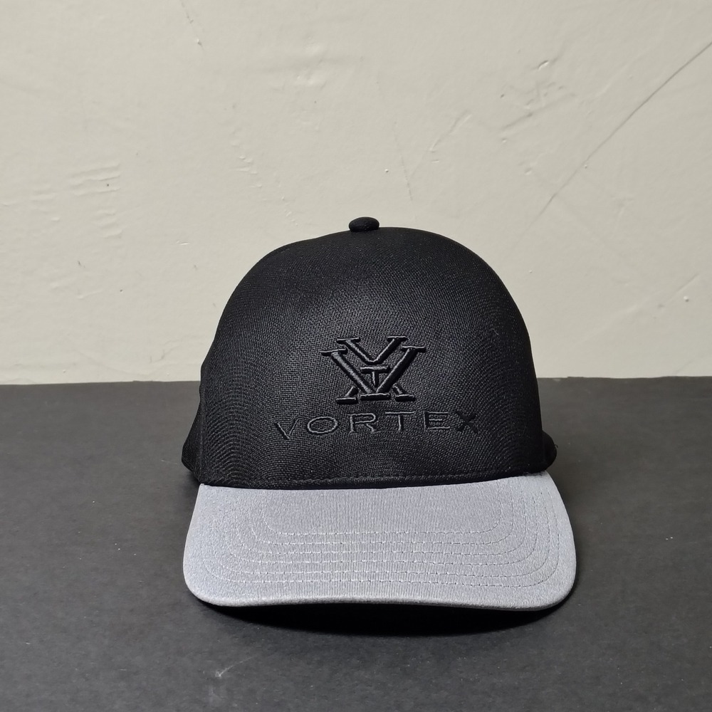 Vortex Optics Hat Cap Black Grey Seamless One Touch Q3 Quick Dry